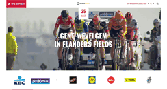 Desktop Screenshot of gent-wevelgem.be