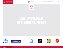 Tablet Screenshot of gent-wevelgem.be